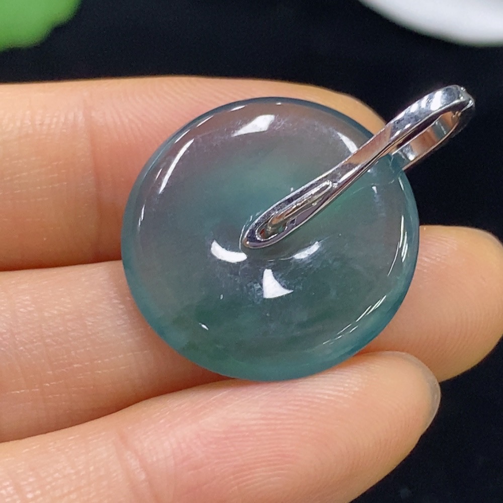 F35137008 Jadeite Safety Buckle Pendant Total Weight Approx. 5.04g Non-Gold