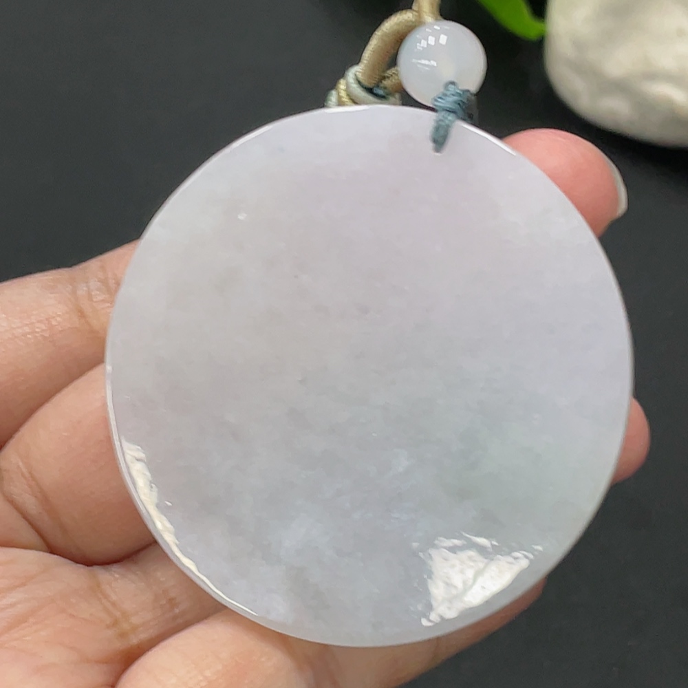 F35081500 Jadeite Plain Pendant Total Weight about 30.5g
