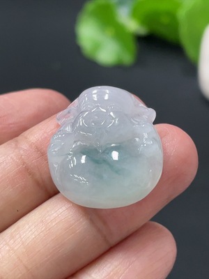 F29432957 Jadeite Caishen Pendant Total Weight Approx. 5.1g