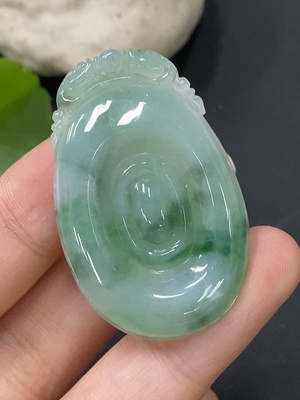 F29393960 Jadeite Pendant Fu Shell, Total Weight Approx. 11.43g