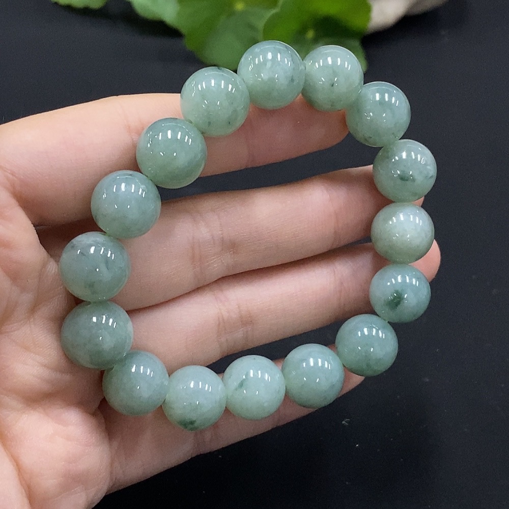 F35090976 Jadeite Bracelet Size 12mm Approx. Total Weight about 46.58g
