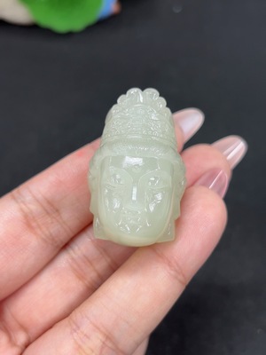 H46488282 和田玉挂件 观音 货品总重约29.5g