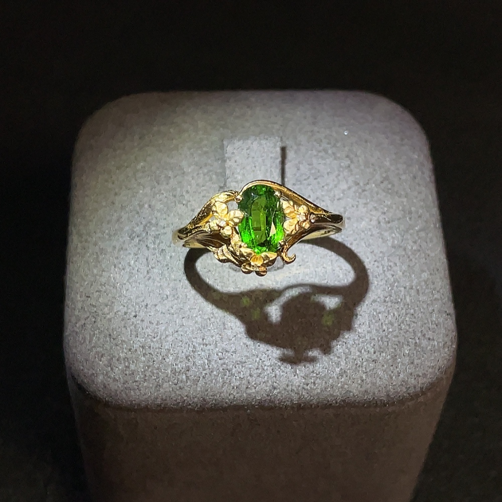 C32713210 Tourmaline Ring 74% Gold Total Weight Approx. 3.52g Size 15