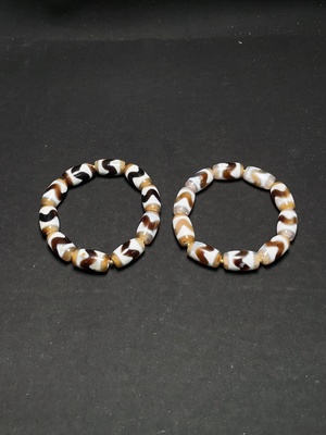 W33937133 『Tibetan Dzi Bead Bracelet, Non-Metal, Sell as a Lot』