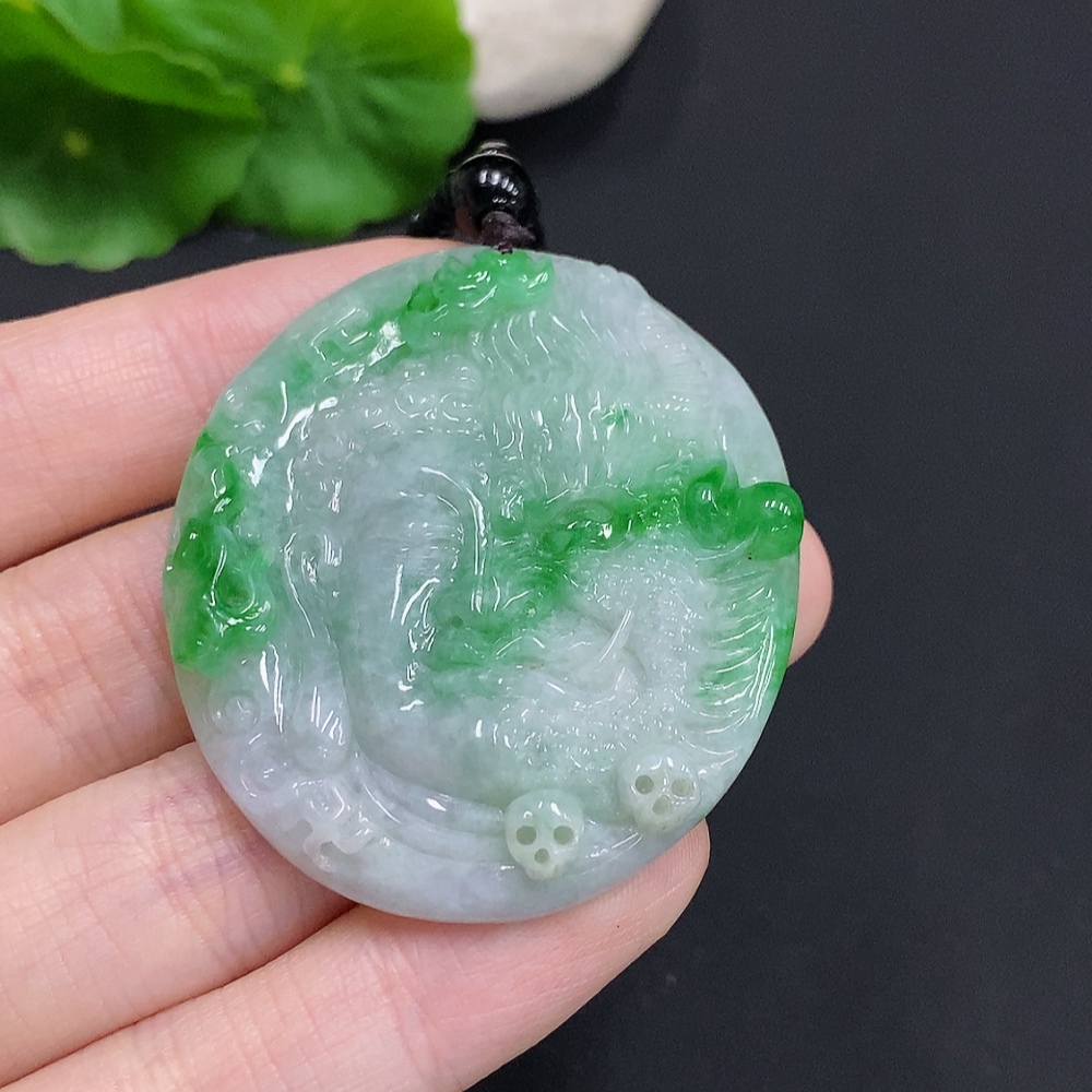 F35125660 Jadeite Pendant of Buddha's Enlightenment