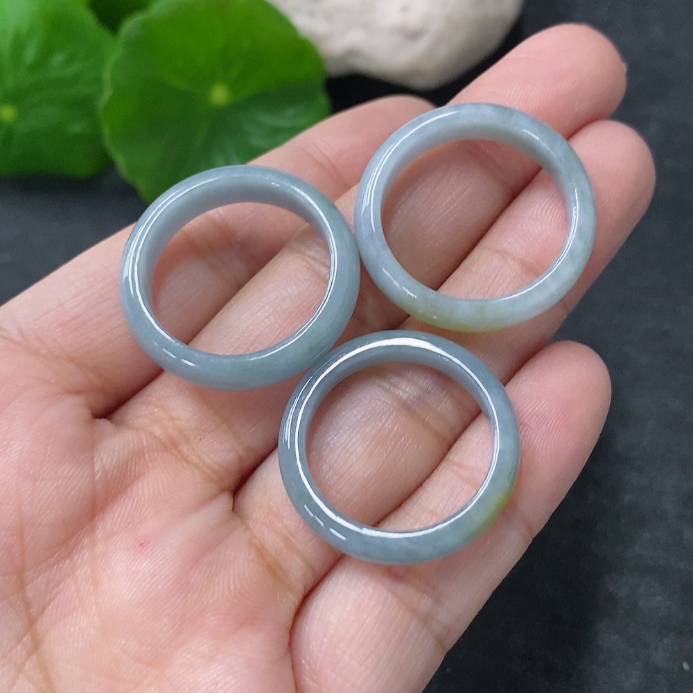 F34976356 Jadeite Ring Set Sell as a Lot