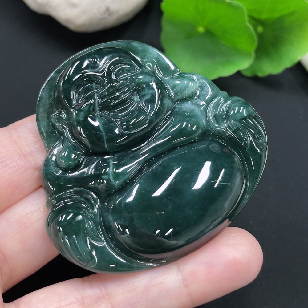 F24737977 Jadeite Pendant Buddha, Approx. Total Weight 43.42g