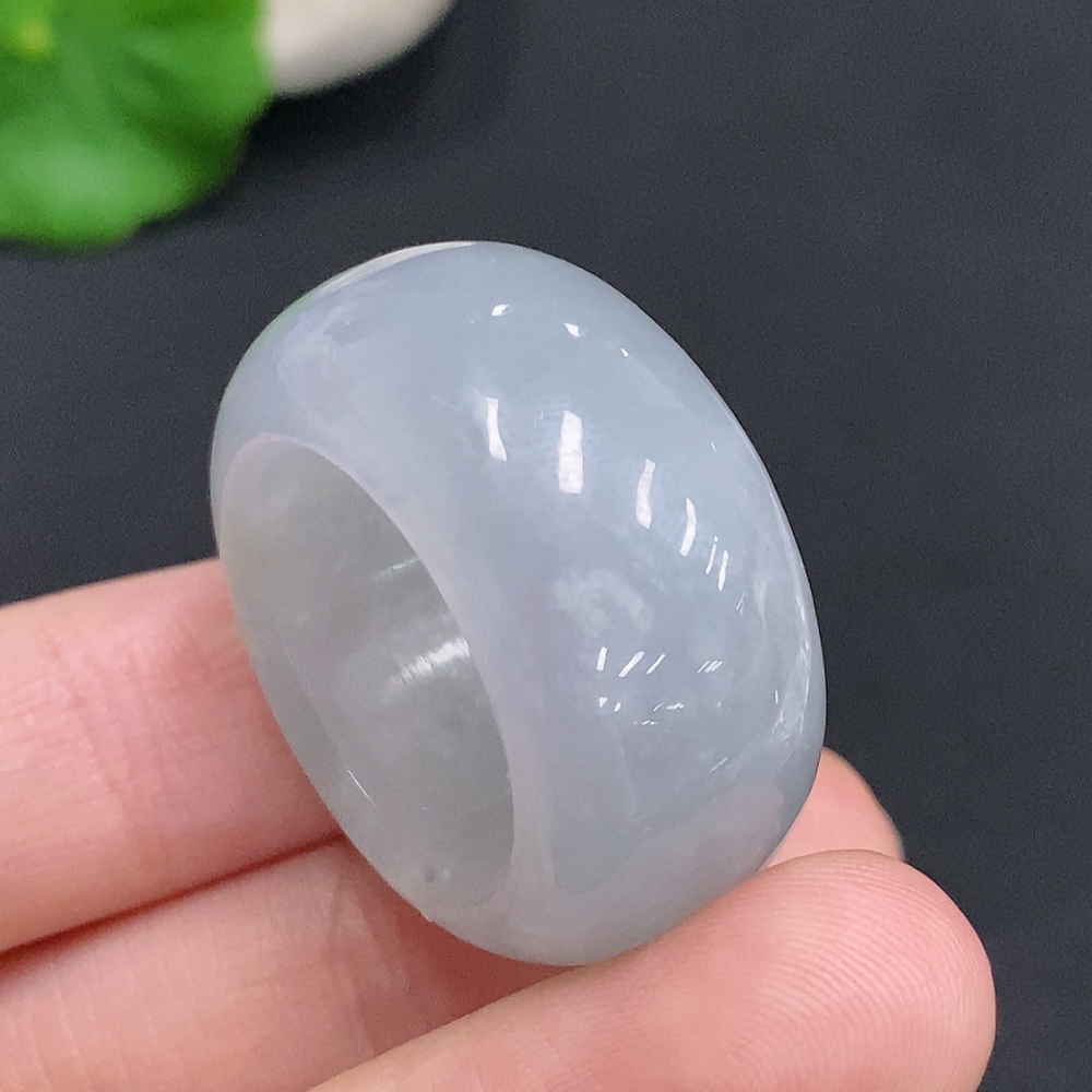 F33876983 Jadeite Ring Size 21 Total Weight Approx. 18.1g