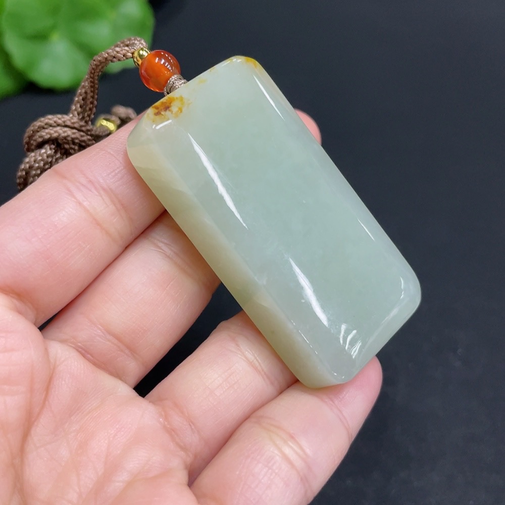 H34052429 Hetian Jade Pendant, Plain Pendant