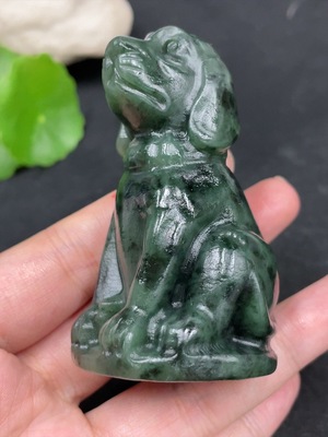 H30562096 Hetian Jade Ornament - Prosperity (Total weight: approx. 116.1g)