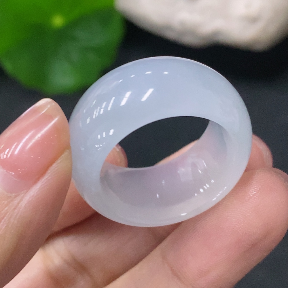 F35117169 Jadeite Ring Size 19 Total Weight About 9.68g