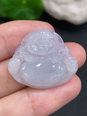 F34022904 Jadeite Buddha Pendant Total Weight Approx. 5.7g