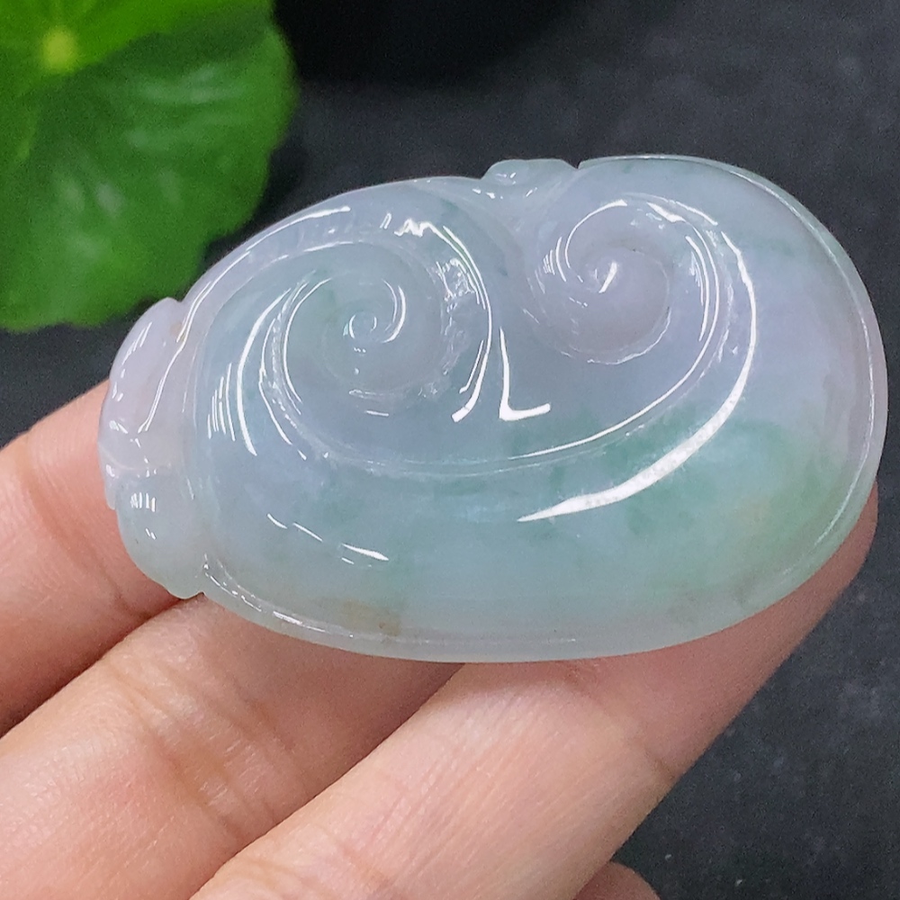 F33887744 Jadeite Pendant Ruyi, Total Weight Approx. 16.22g
