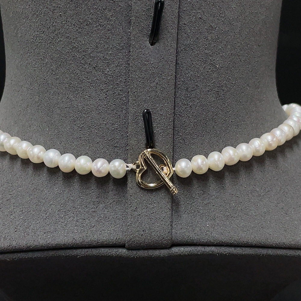 C34038270 Pearl Necklace Non-Gold Total Weight Approx. 21.47g Stone Size About 5.7mm