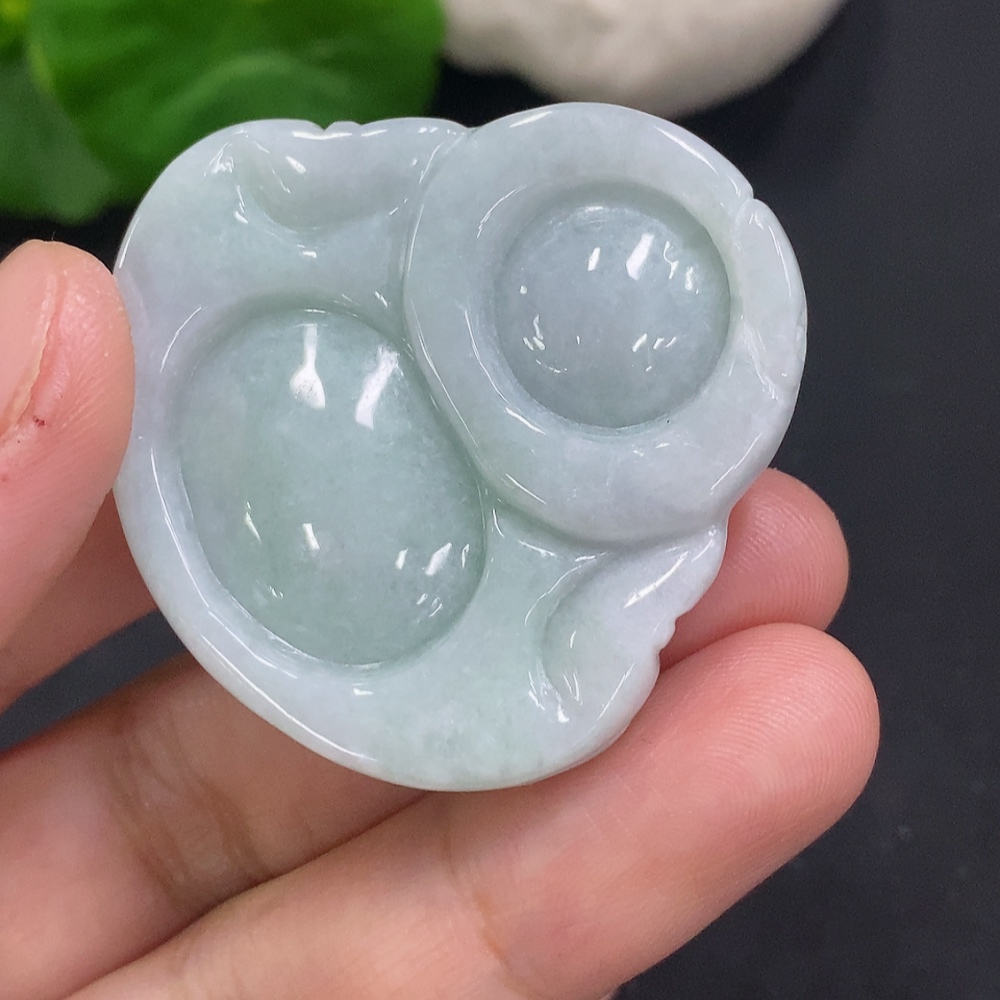 F32775337 Jadeite Buddha Pendant, Total Weight Approximately 33.5g