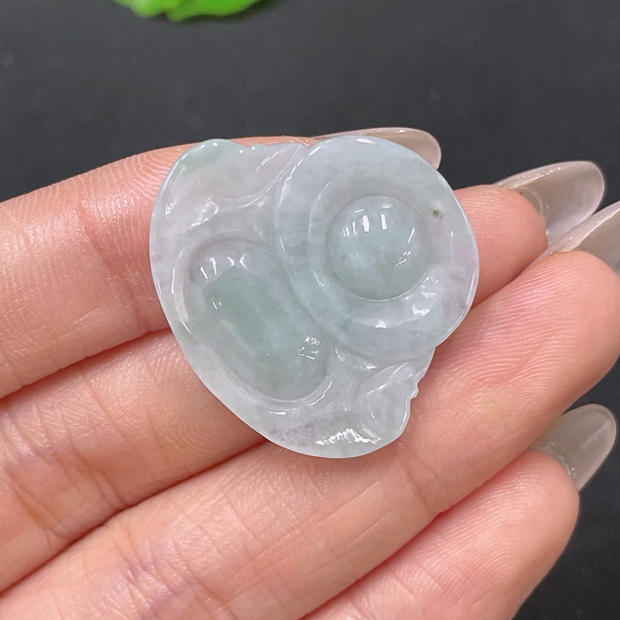 F35138829 Jadeite Pendant Buddha Total Weight Approx. 6.56g