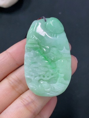 F27176765 JadeiteLandscape Pendant