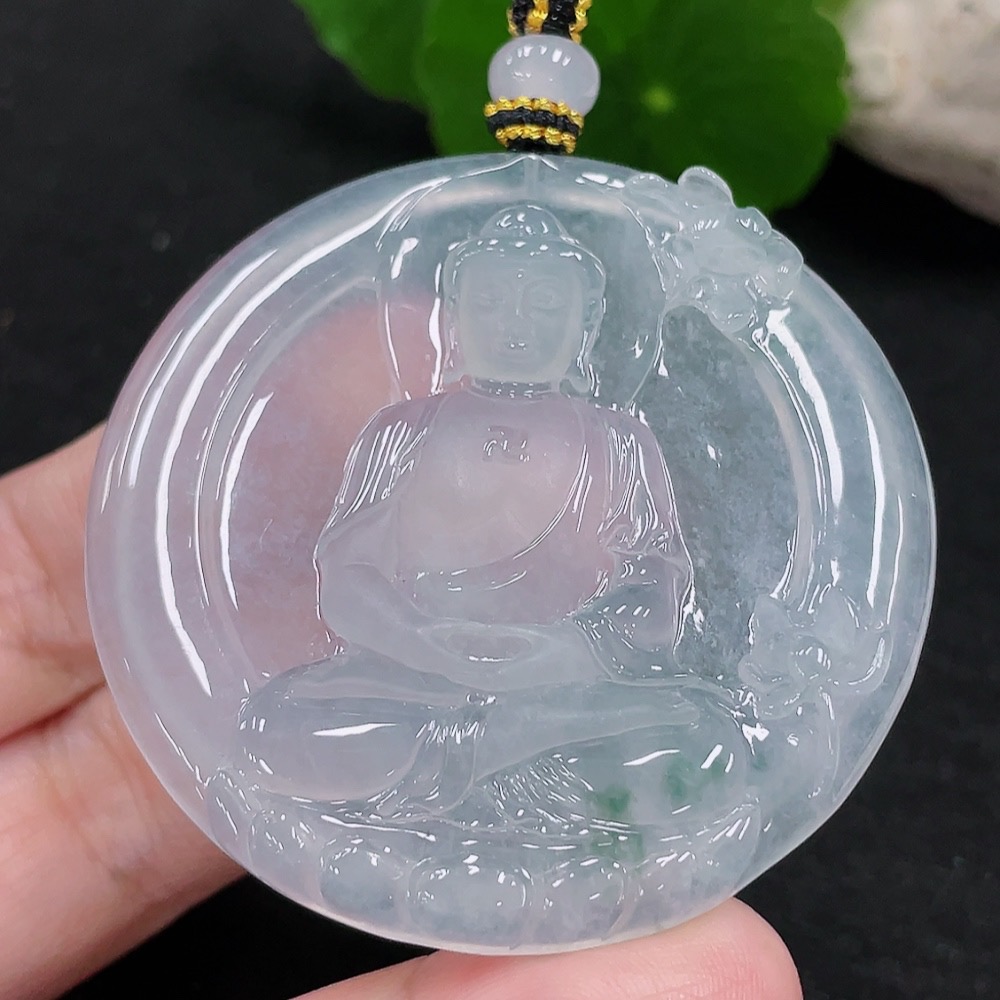 F33827376 JadeiteBuddha Pendant