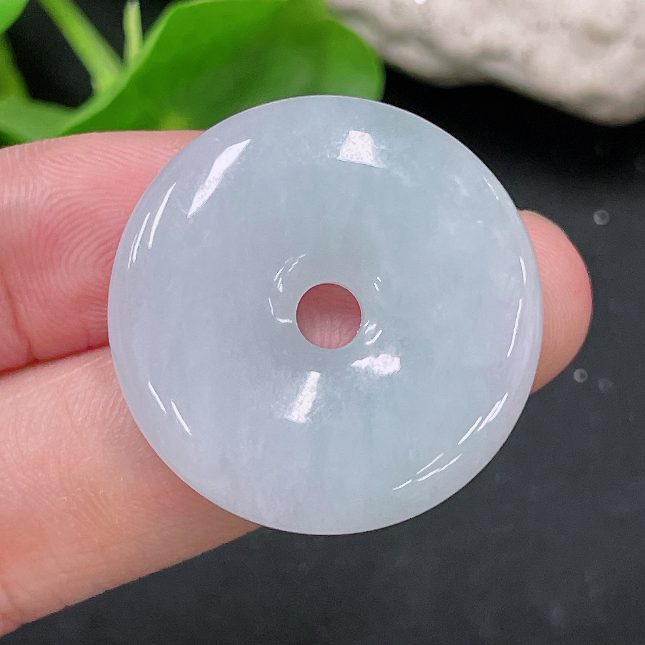 F33944185 Jadeite Safety Buckle Pendant Total Weight Approx. 9g