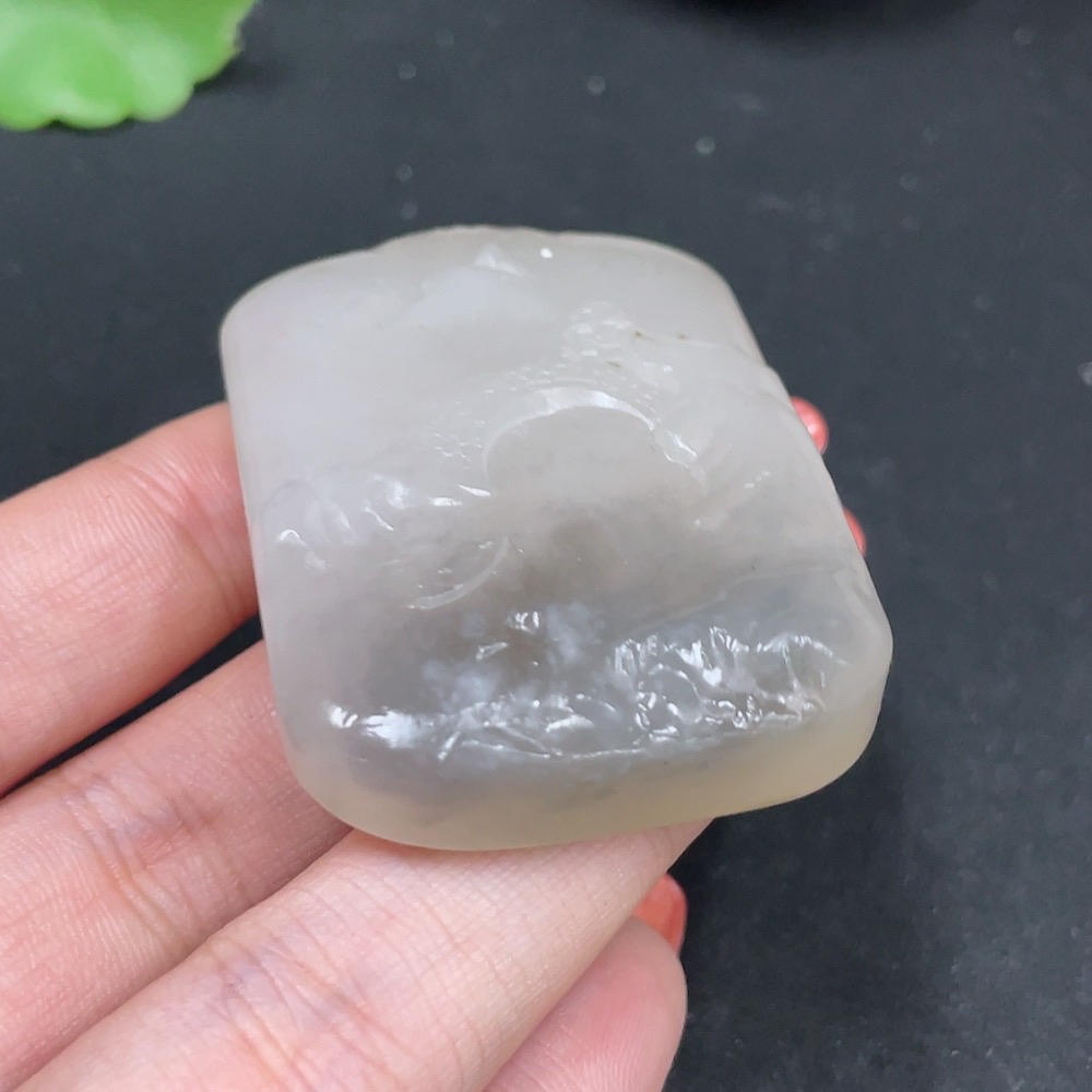 H34063197 Hetian Jade Pendant: Landscape Plaque, Total Weight Approx. 48g