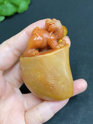 H34036357 Lao Stone Auspicious Beast Seal