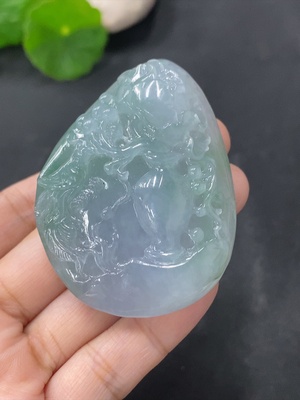 F22500944 JadeitePendant - Flourishing Fortune, Total Weight 57.808g