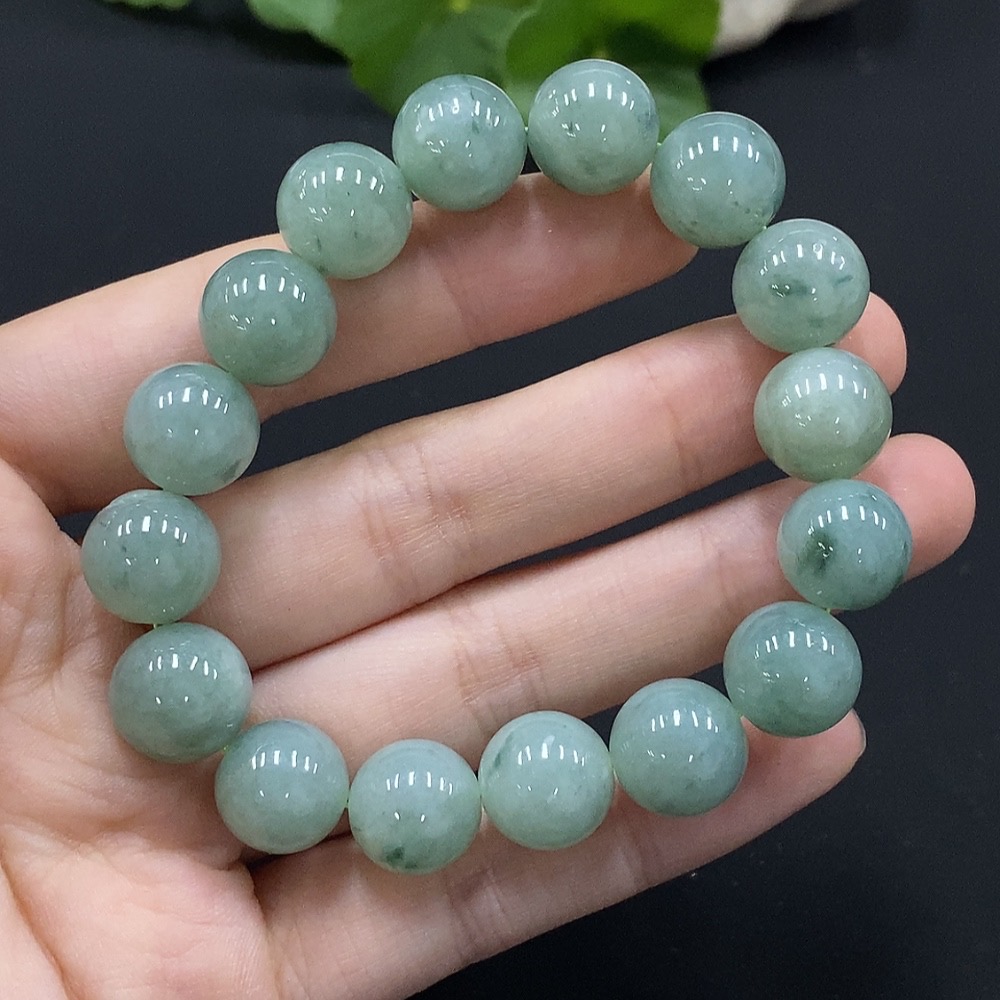 F35090976 Jadeite Bracelet Size 12mm Approx. Total Weight about 46.58g