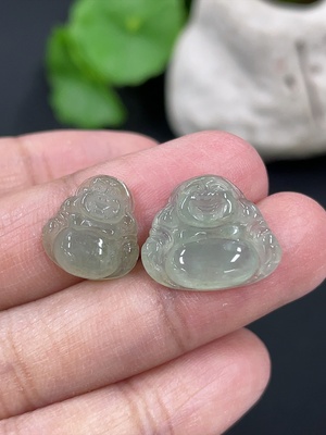F41927584 翡翠挂件佛公 一手走