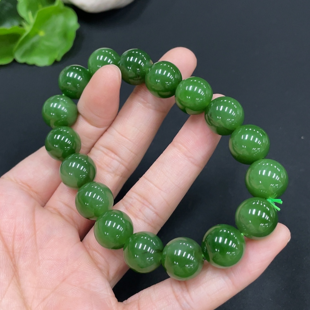 H29388077 Hetian Jade Bead Bracelet