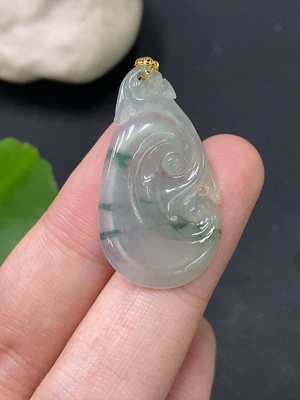 F29323677 JadeiteRuyi Pendant 18K Total Weight Approx. 2.39g