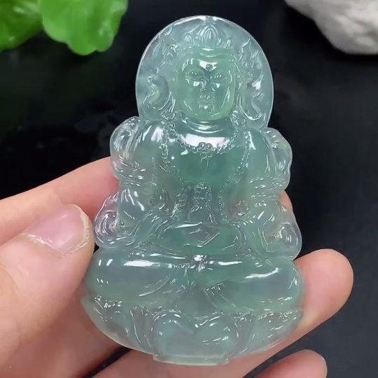 F27143331 Jadeite Tara Pendant Total weight about 27.11g