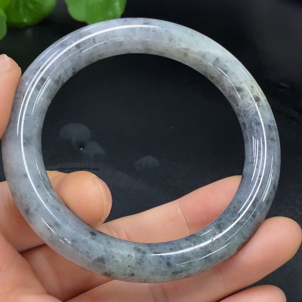 F28205464 Jadeite Round Bangle Total Weight Approx. 54.9g Size 56