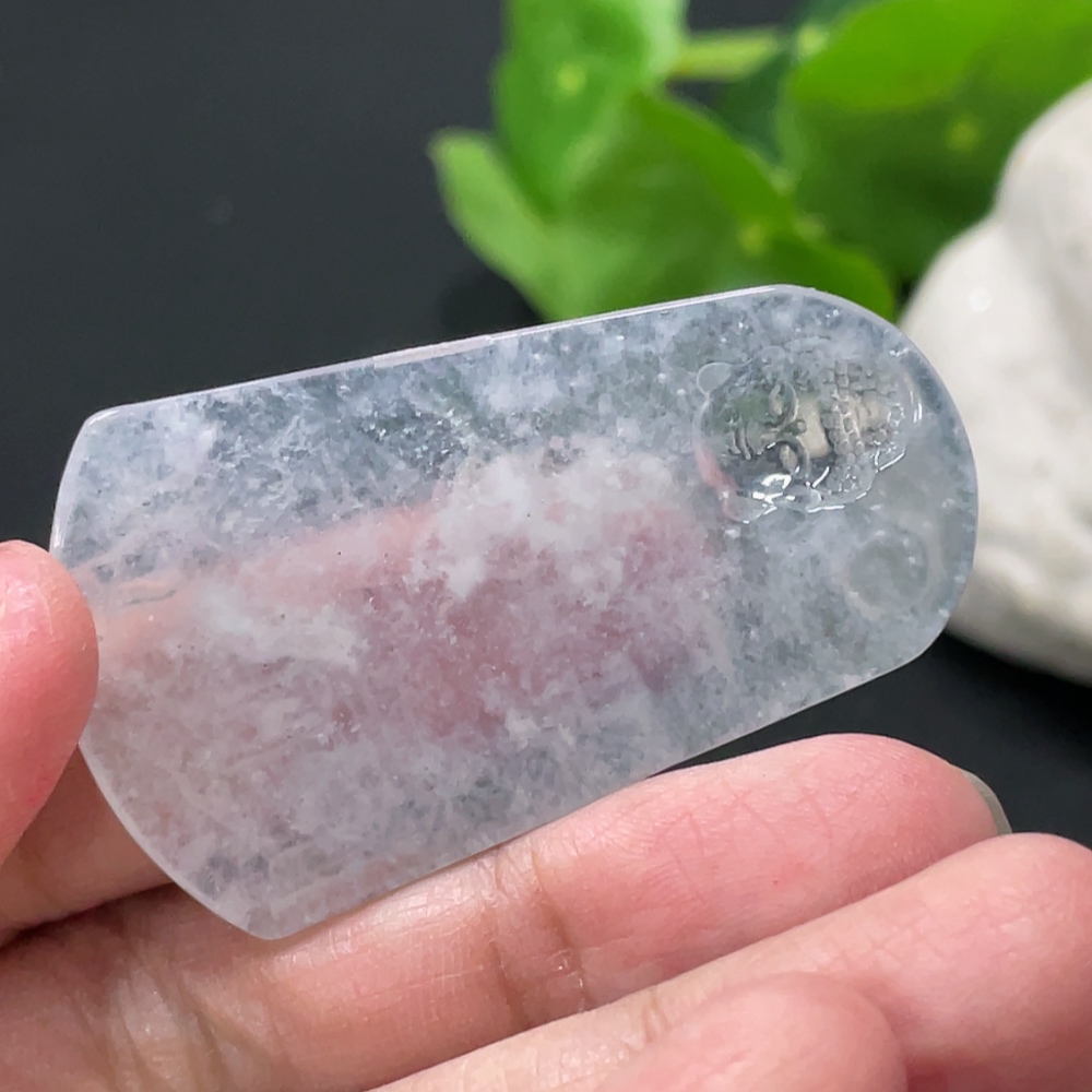 F34019472 Jadeite Buddha Observing the World Pendant Total Weight Approximately 10.5g