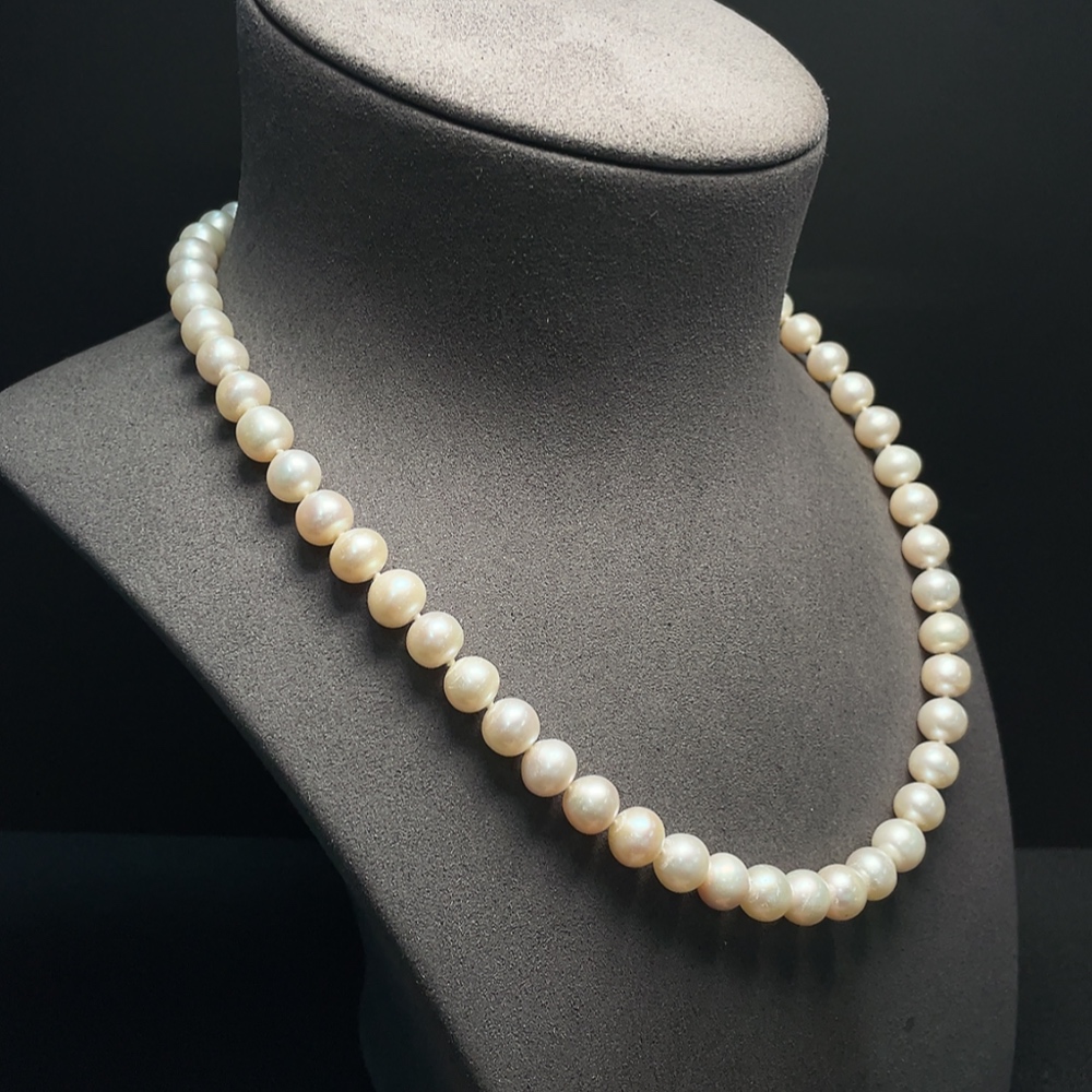 C34041476 Pearl Necklace Non-Gold Total Weight Approx. 50.24g Stone Size Approx. 8.9mm