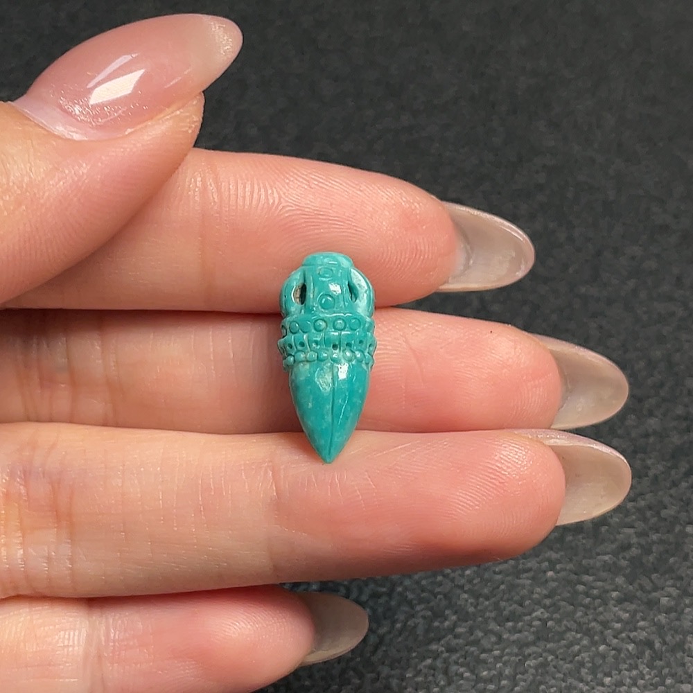 C34992309 Turquoise Pendant with Other Mineral Components, Total Weight Approx. 1.33g