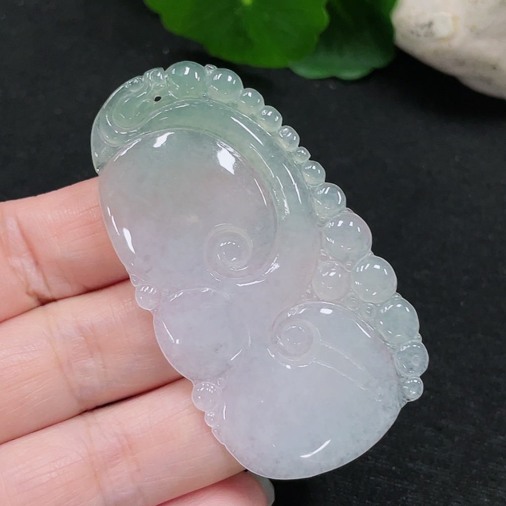 F32772473 Jadeite Ruyi Pendant Total Weight Approx. 11.4g