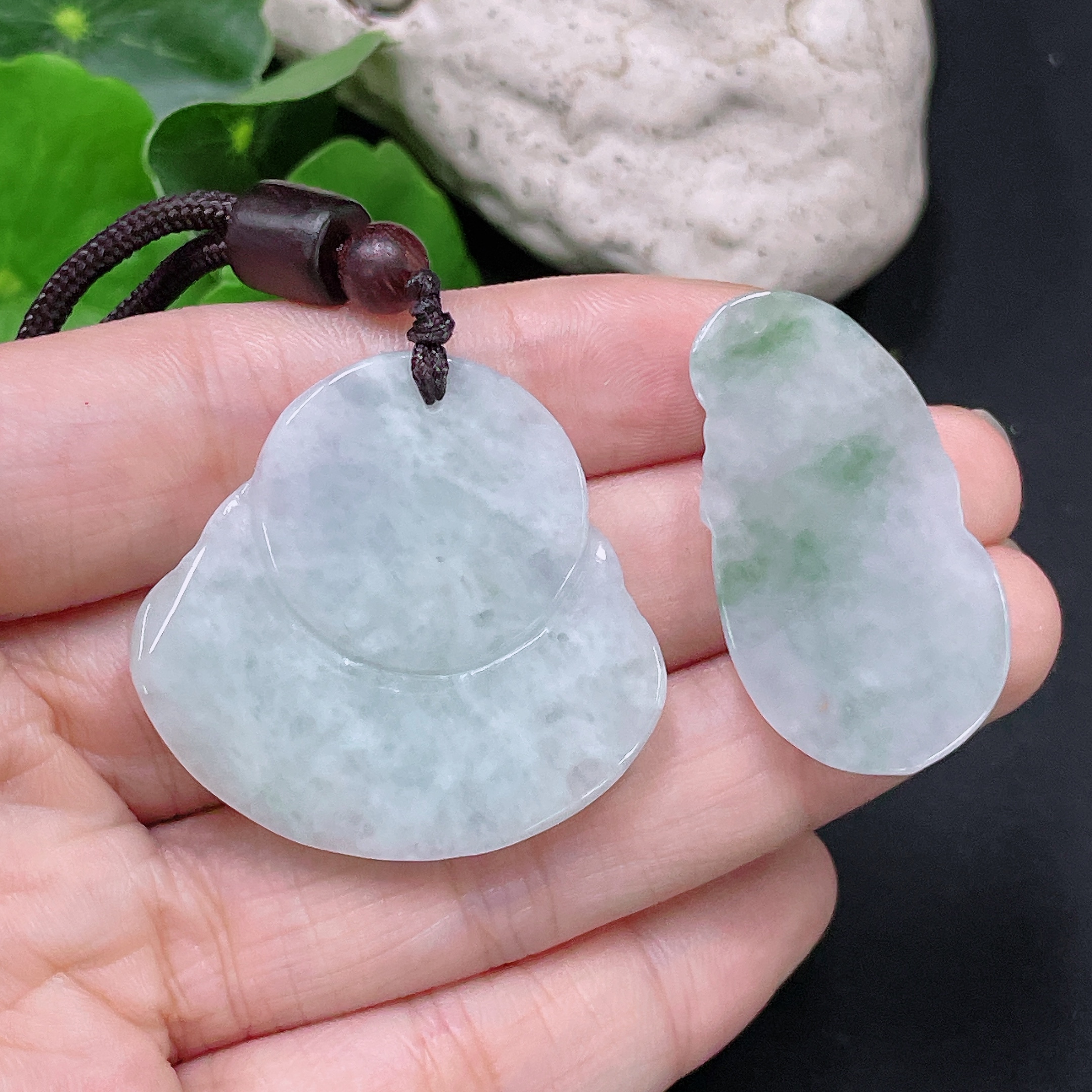F33893017 Jadeite Buddha Pendant Buddha Enlightenment