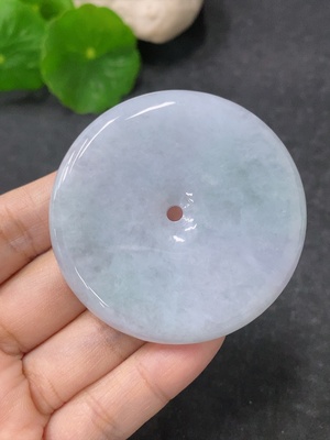 F32792263 JadeitePendant Peace Buckle Total Weight Approx. 44.38g