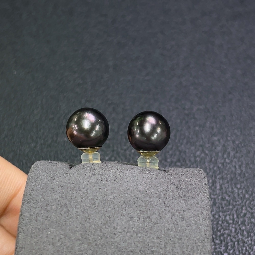 C31618878 Seawater Pearl Earrings 18K Gold Total Weight Approx. 3.64g Size about 10.3mm