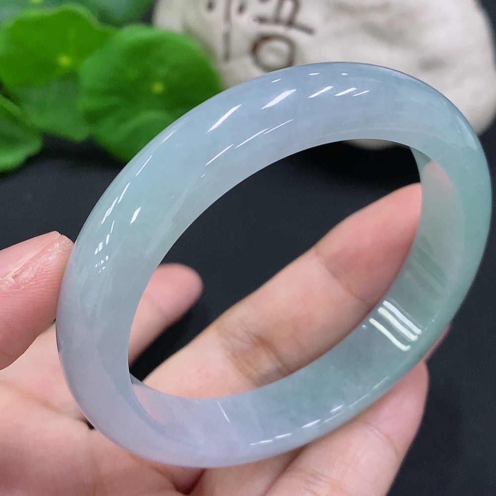 F33904727 Jadeite Round Bracelet Size 53.9 Total Weight Approx. 48.3g