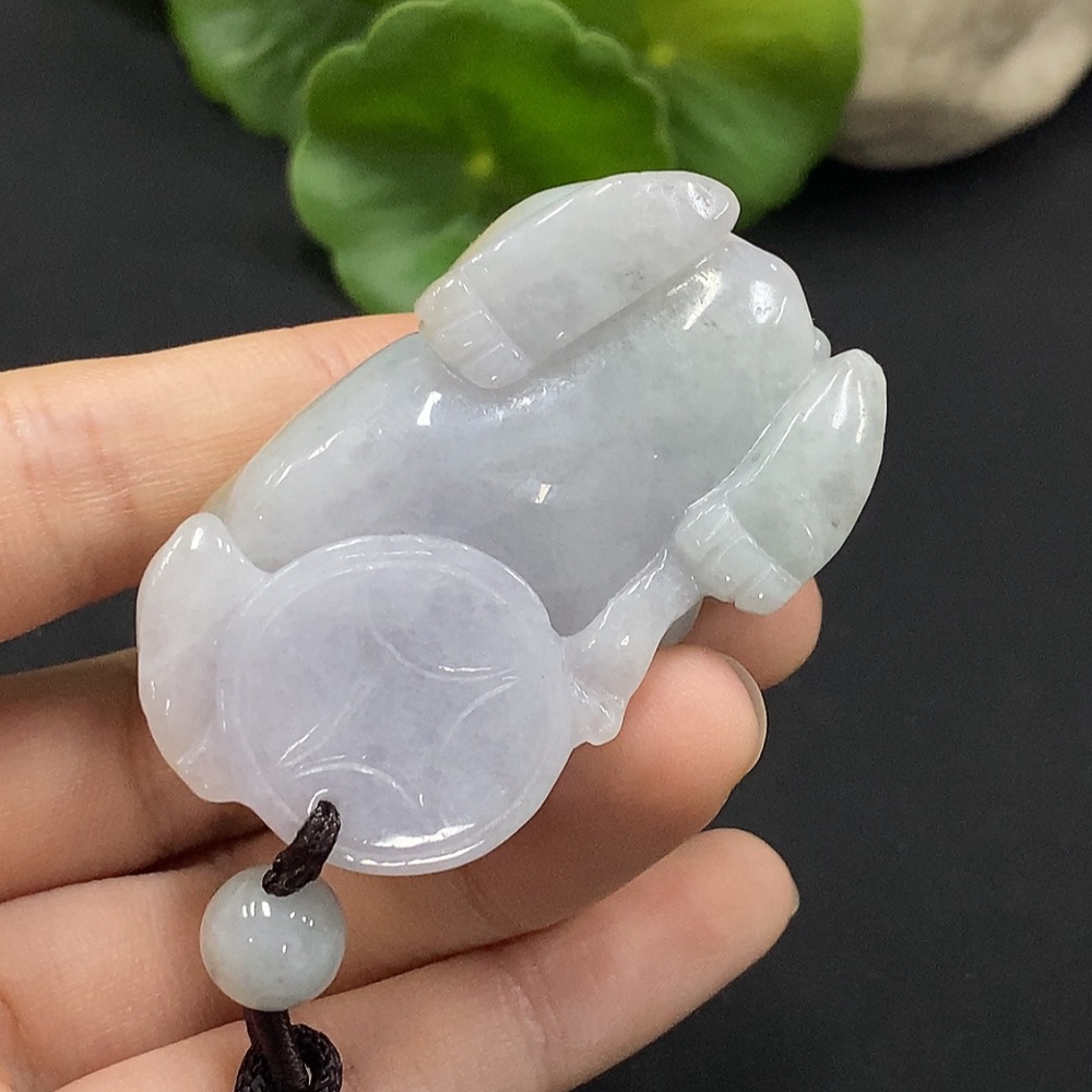 F35114869 Jadeite Pi Xiu Pendant, Total Weight Approx. 76.77g
