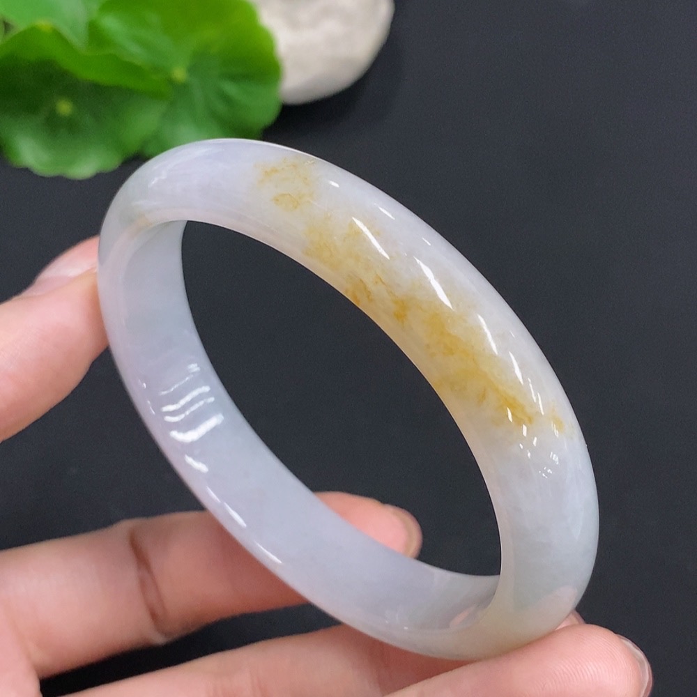 F35156186 Jadeite Imperial Concubine Bracelet, Total Weight About 43.4g, Size 59/52