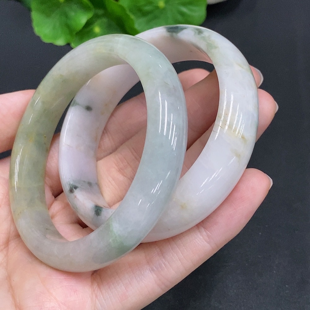 F30489950 Jadeite Bangle Sell as a Lot Size 53.5/54
