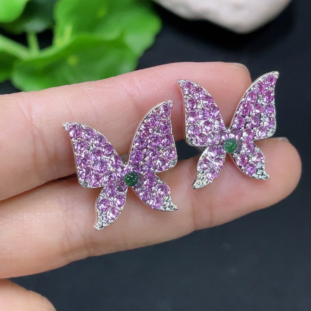 F31651751 Jadeite Inlaid Piece Non-Gold Sell as a Lot