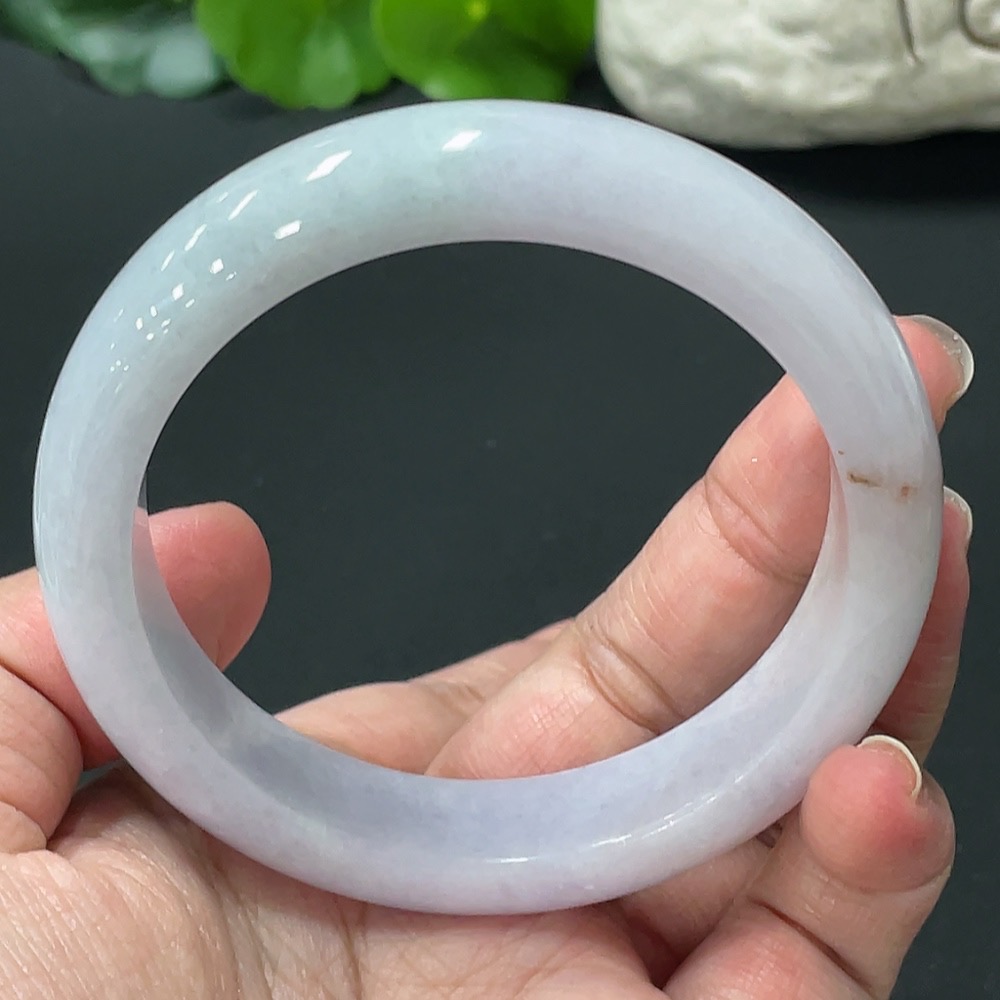 F25916834 Jadeite Regular Bangle, Size 57.5, Total Weight Approx. 66.58g