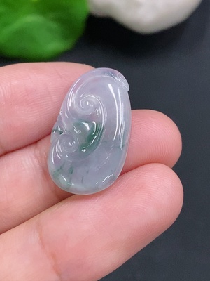 F33882369 Jadeite Ruyi Inlay Piece, Total Weight About 1.7g