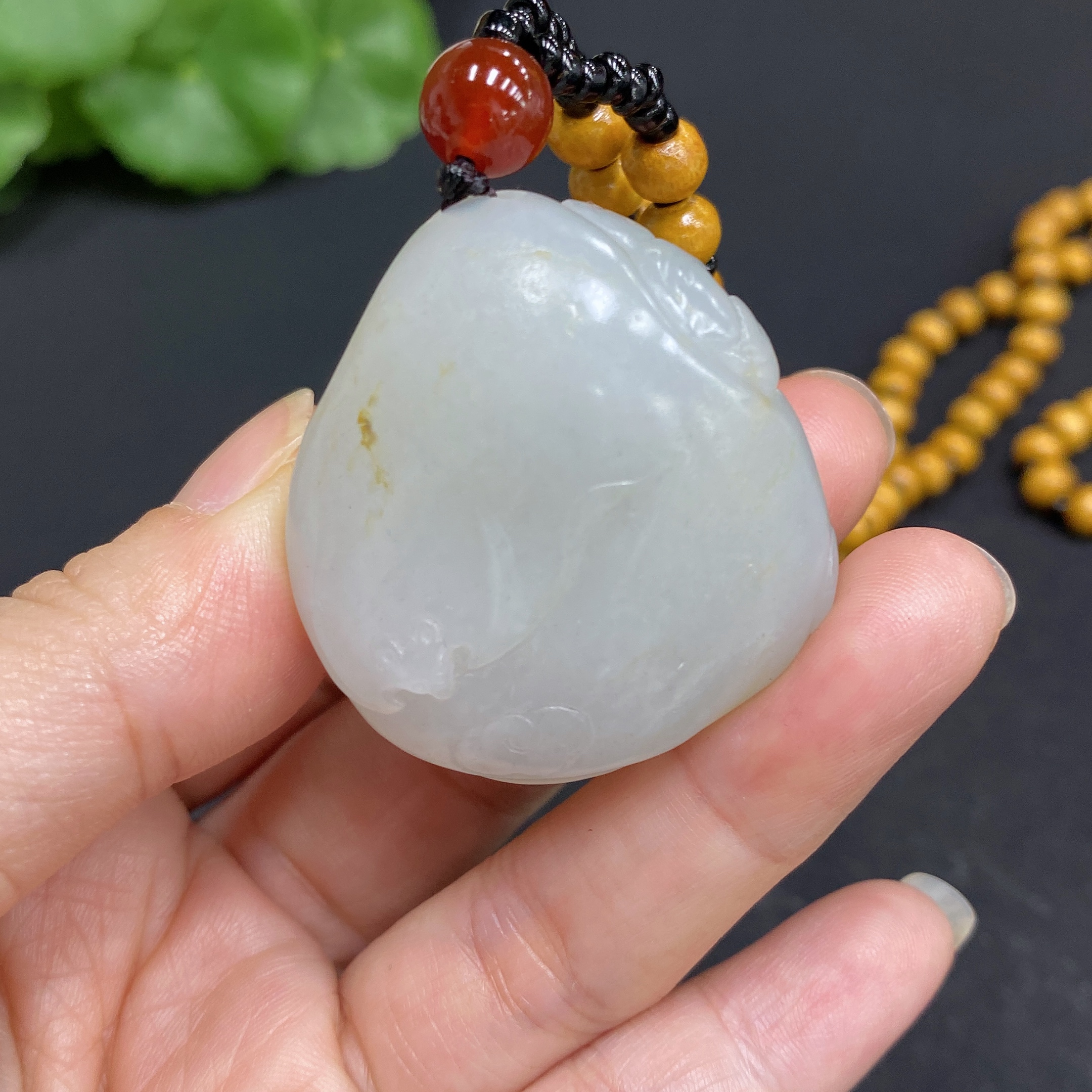 H34015623 Hetian Jade Pendant Buddha