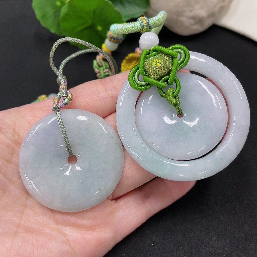 F31591953 Jadeite Pendants Sell as a Lot