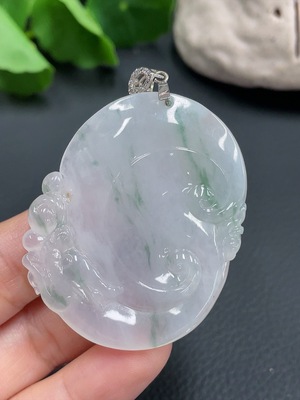 F22481990 JadeitePendant Ruyi Non-Gold Total Weight 22.615g