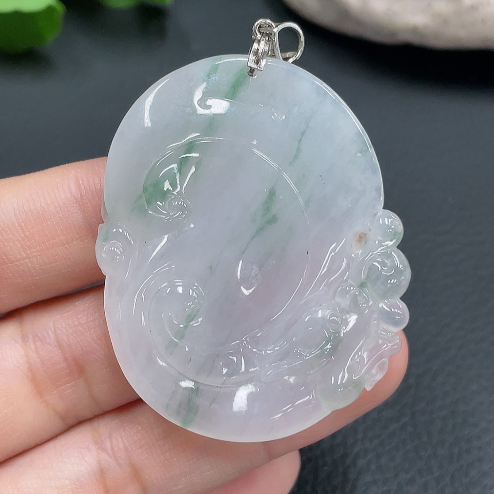 F22481990 JadeitePendant Ruyi Non-Gold Total Weight 22.615g